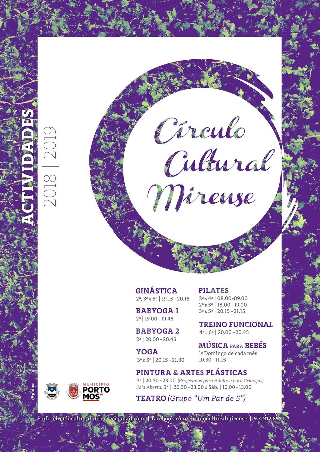 Programa 2018/2019 - Círculo Cultural Mirense